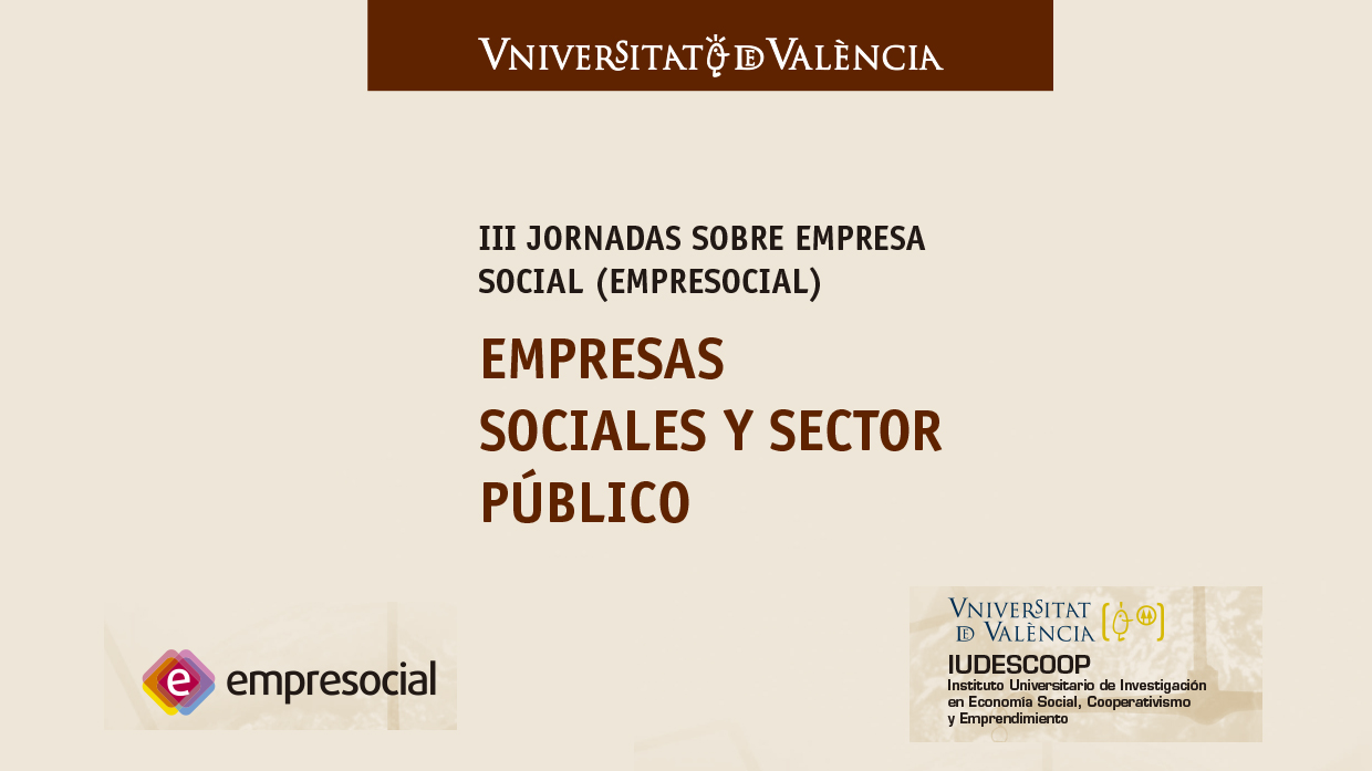 Las empresas de la Economía Social no sólo se han mostrado particularmente<br />
resistentes a los embates de la persistente crisis económica, sino que<br />
contribuyen de forma muy significativa a la cohesión social en su entorno<br />
territorial más inmediato. Estas jornadas plantean, por ello, tanto la<br />
necesidad de dotar a la Economía Social de un régimen fiscal adecuado<br />
como la posibilidad de aprovechar su potencial para articular políticas<br />
públicas en el ámbito local a través de fórmulas como la creación de<br />
cooperativas de servicios públicos, el apoyo financiero a la actividad de<br />
las empresas sociales y la progresiva incorporación de cláusulas sociales<br />
en los procedimientos de contratación pública.  Las jornadas van dirigidas<br />
a los miembros de la comunidad académica, a representantes políticos<br />
y técnicos de la Administración local y a personas y entidades relacionadas<br />
con la economía social, por lo que también incorporan una sesión sobre<br />
gobernanza y aspectos organizativos de las empresas sociales de particular<br />
interés para estas últimas.